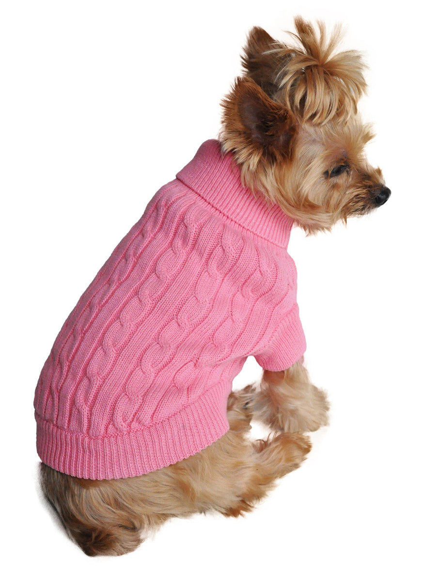 Doggie Designs Cable Knit Dog Sweater