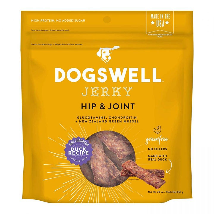 Dogswell Jerky Hip & Joint Dog Treats - Duck