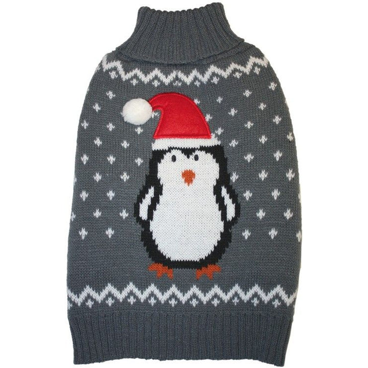 Fashion Pet Gray Penguin Dog Sweater