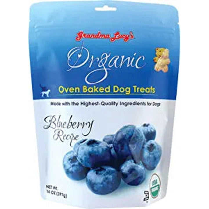 Grandma Lucys Dog Organic Baked Blueberry Treat 14 Oz