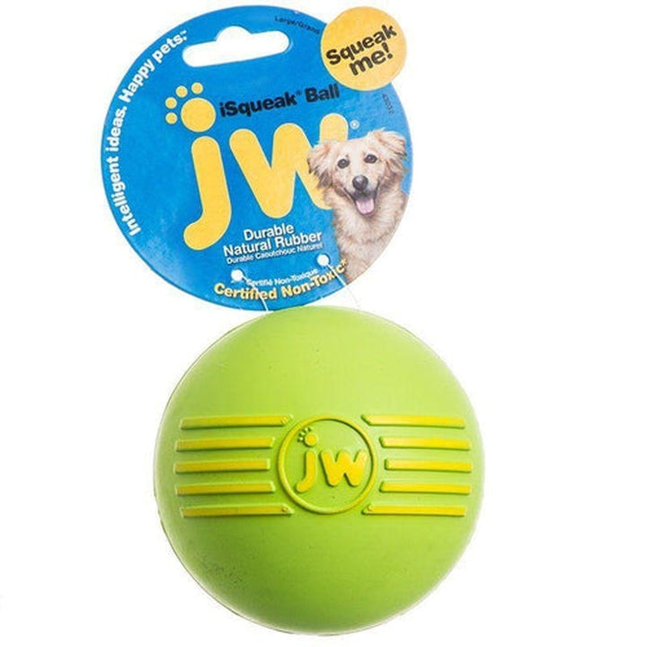 JW Pet iSqueak Ball - Rubber Dog Toy