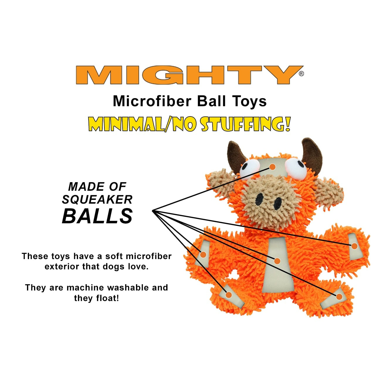 Mighty® Microfiber Ball - Monster