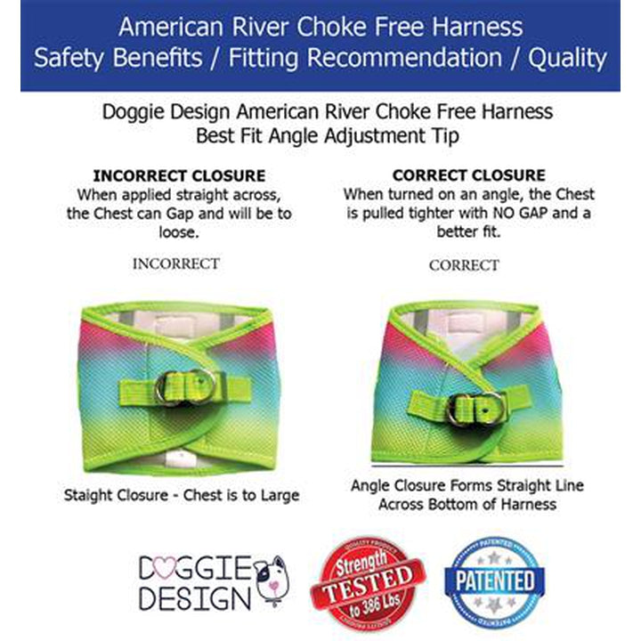 Ombre American River Choke Free Harnesses