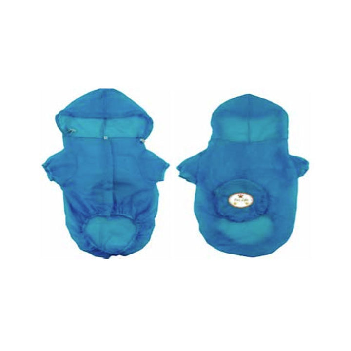 Pet Life Ultimate Waterproof Thunder-Paw Zippered Travel Dog Raincoat