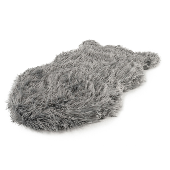 PupRug™ Faux Fur Orthopedic Dog Bed - Curve