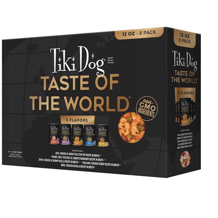 Tiki Pet Dog Gourmet 12Oz Variety Pack (Case of 8)