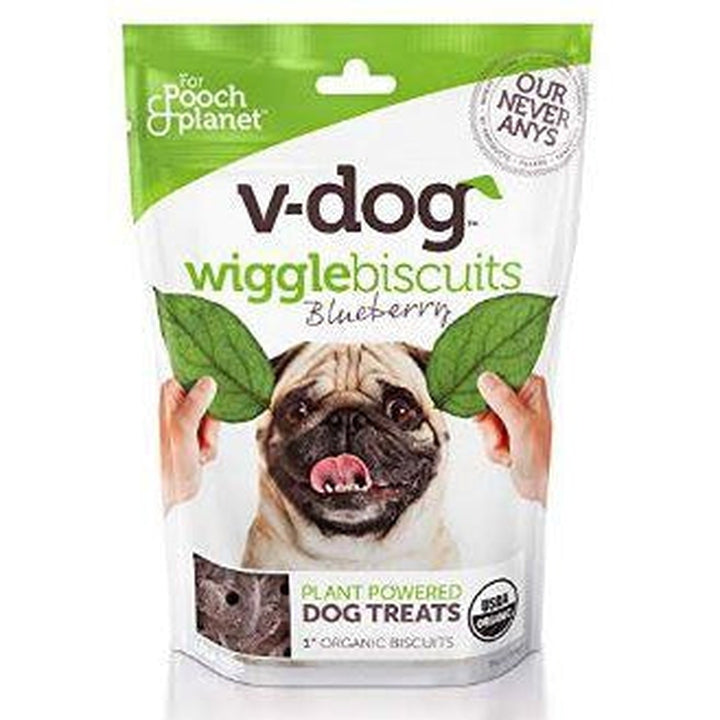 V-dog wiggle biscuits, Vegan Dog Treats with Superfoods