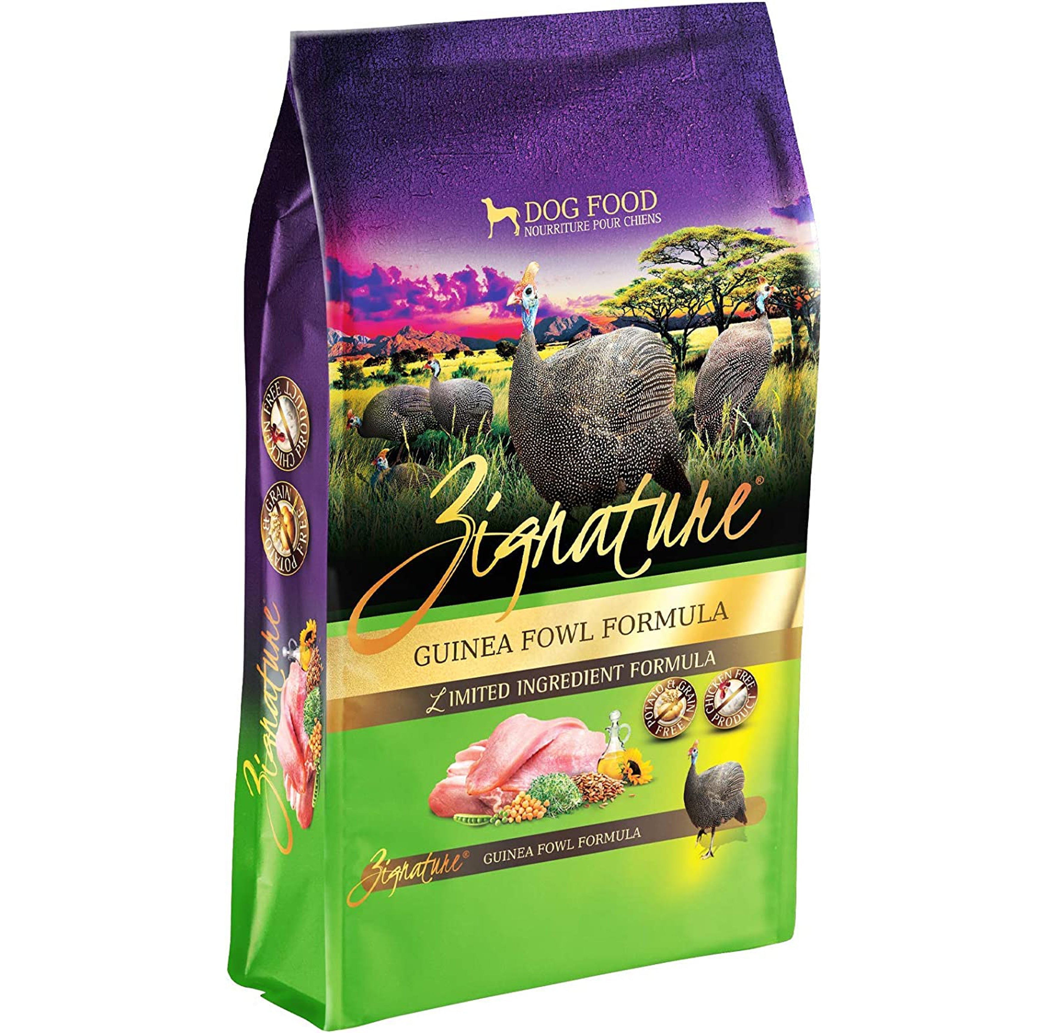 Zignature Dog 4lb. Guinea Fowl