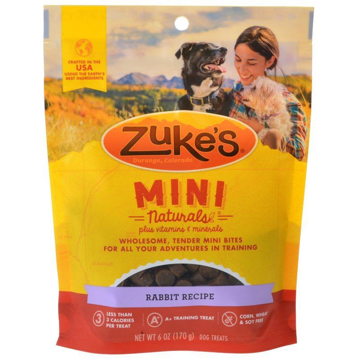 Zuke's Mini Naturals Dog Treat - Wild Rabbit Recipe