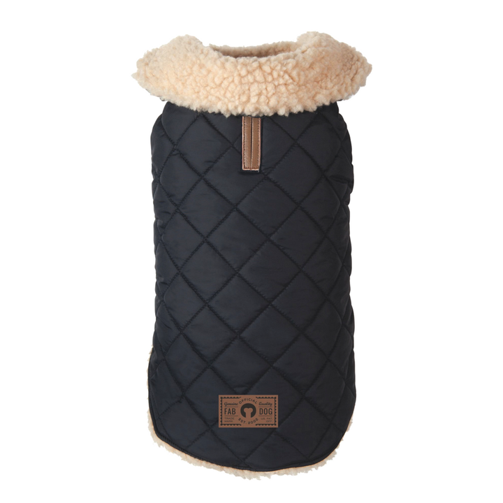 fabdog Quilted Shearling Coat