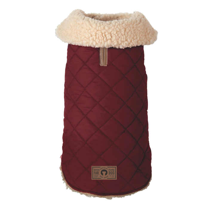 fabdog Quilted Shearling Coat